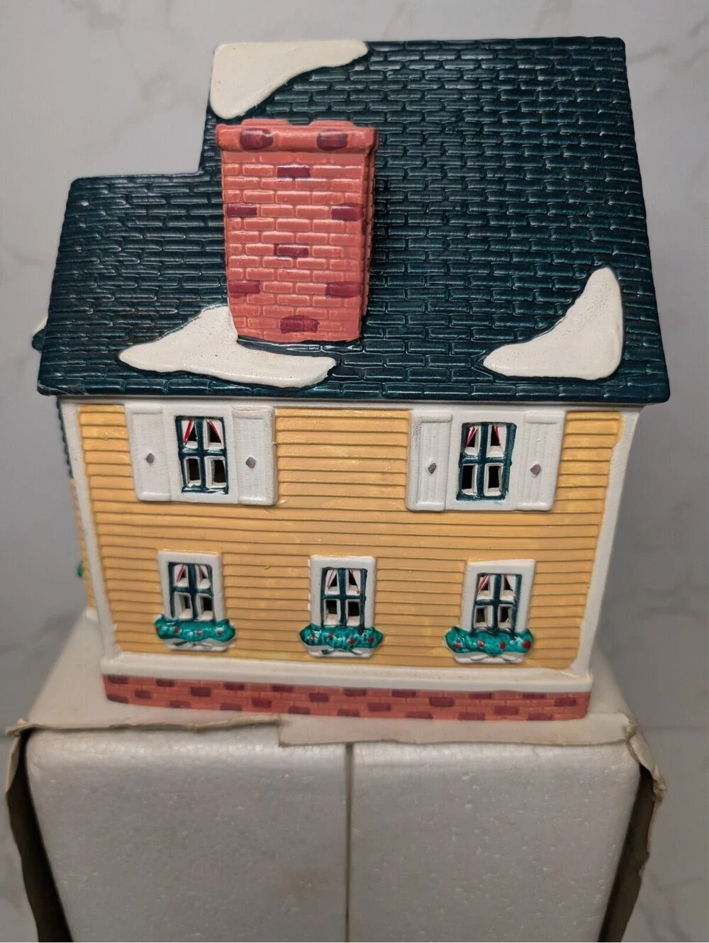 Dept 56 Snow Village Woodbury House 5444-5 1993 Retired Original Box